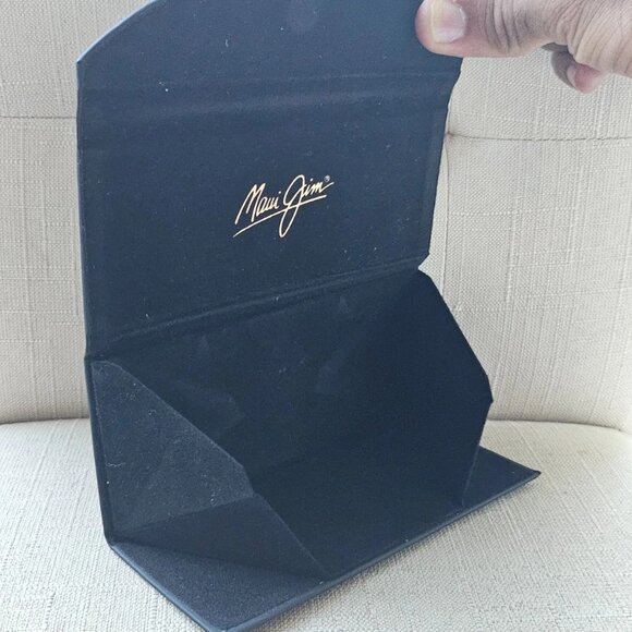 Maui Jim Eyeglasses Case Black Tri Folding Case for Glasses Eye Wear CASE only - Picture 5 of 11